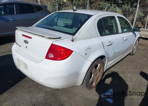 2008 Chevrolet Cobalt Sport from USA, damaged, VIN 1G1AM58B387277233